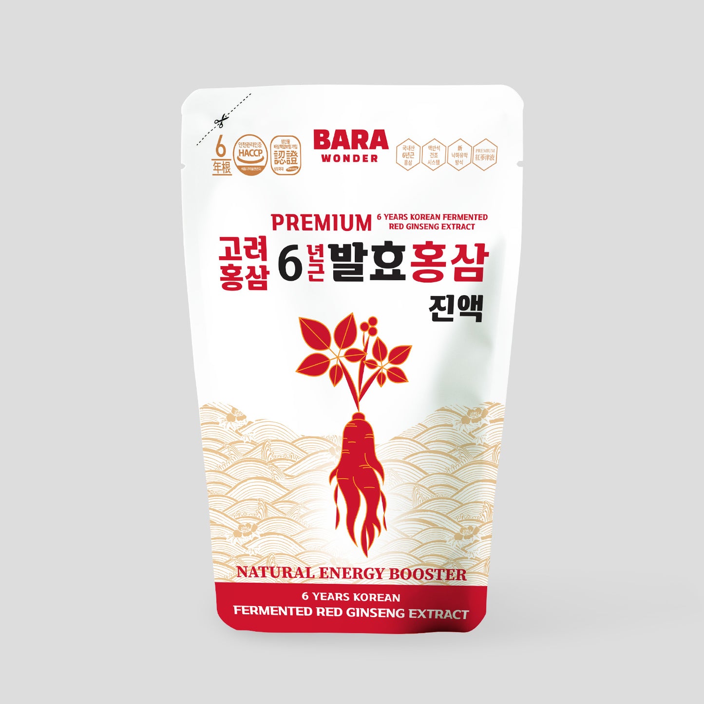 BARA WONDER  Energy Booster Drink Fermented Red Ginseng 6-year-old